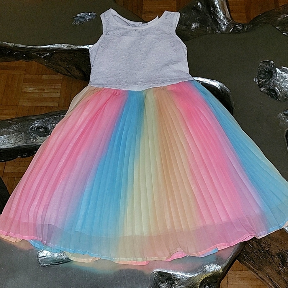 Rainbow dress for kids